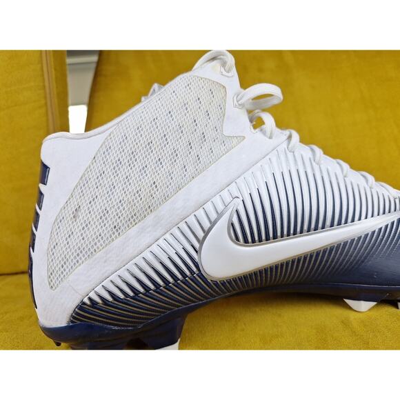 Nike Vapor VPR Football Cleats 847089-114 Men\'s》 SIZE 15《 Navy Blue / White main image 4